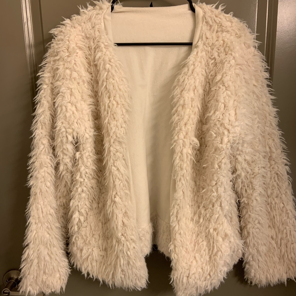 Off White Teddy Bear Jacket - Kenzie